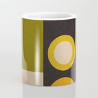 abstract geometric retro shapes II Coffee Mug Gallery Image 4