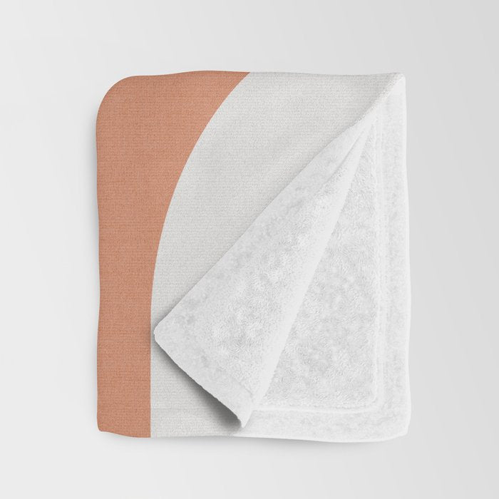 abstract geometric retro shapes II Throw Blanket Gallery Image 3