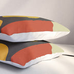 abstract geometric retro shapes II Pillow Sham Gallery Image 3