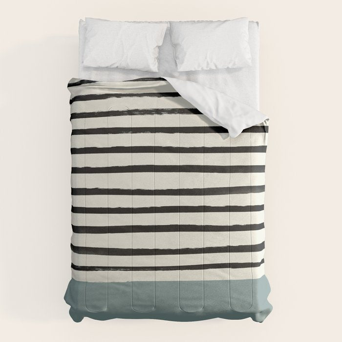 River Stone & Stripes Comforter Gallery Image 1