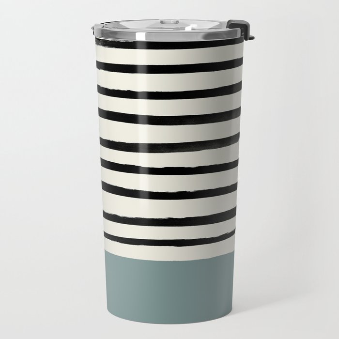 River Stone & Stripes Travel Mug Gallery Image 2