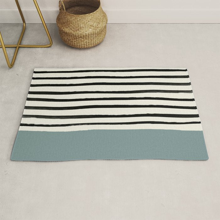 River Stone & Stripes Rug Gallery Image 1