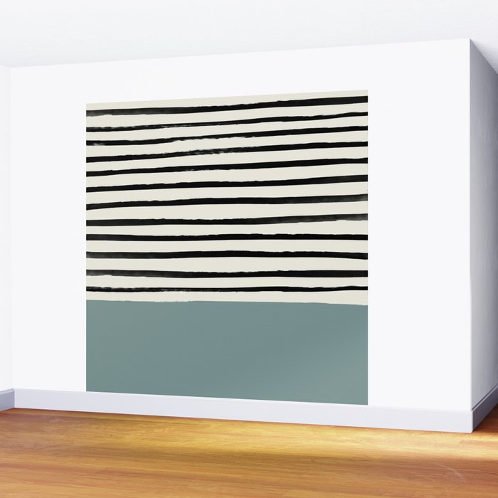 River Stone & Stripes Wall Mural Gallery Image 2