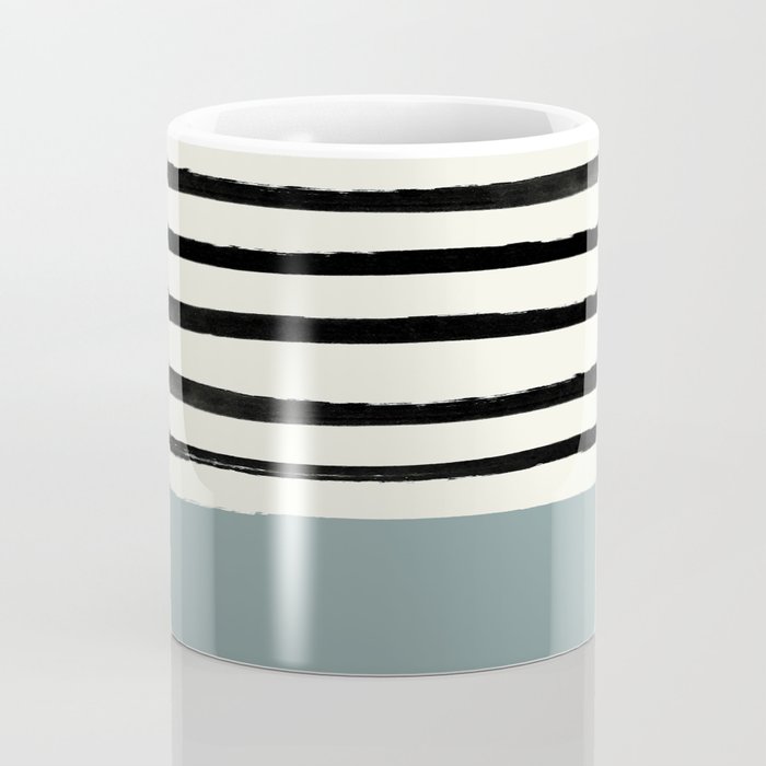 River Stone & Stripes Coffee Mug Gallery Image 4