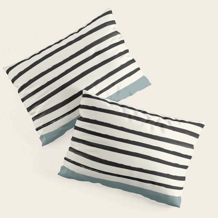 River Stone & Stripes Pillow Sham Gallery Image 3