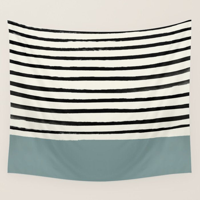 River Stone & Stripes Wall Tapestry Gallery Image 4