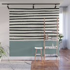 River Stone & Stripes Wall Mural Gallery Image 1