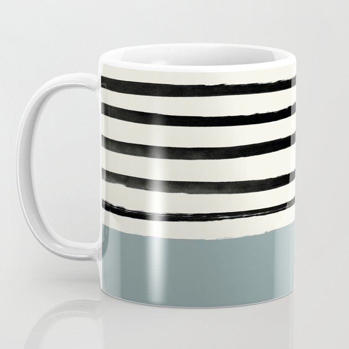River Stone & Stripes Coffee Mug Gallery Image 3