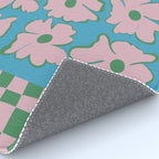 Pastel Nature Checkerboard  Rug Gallery Image 4