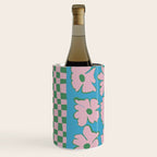 Pastel Nature Checkerboard  Wine Chiller Gallery Image 2