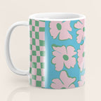 Pastel Nature Checkerboard  Coffee Mug Gallery Image 3