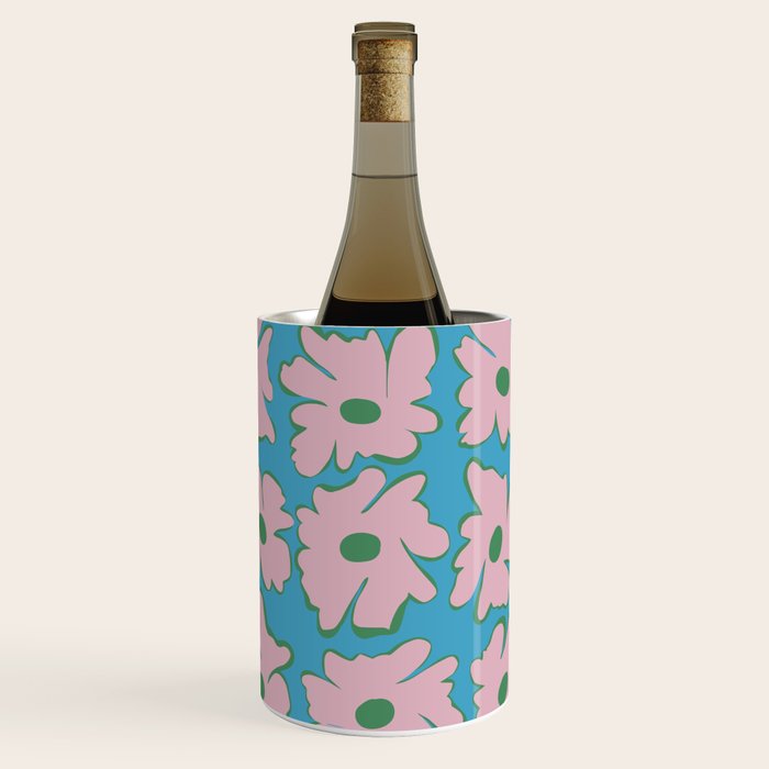 Pastel Nature Checkerboard  Wine Chiller Gallery Image 1