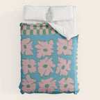 Pastel Nature Checkerboard  Comforter Gallery Image 6