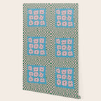 Pastel Nature Checkerboard  Wallpaper Gallery Image 2