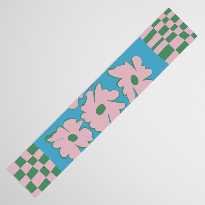 Pastel Nature Checkerboard  Table Runner Gallery Image 3