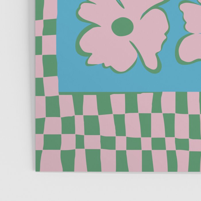 Pastel Nature Checkerboard  Poster Gallery Image 3