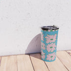 Pastel Nature Checkerboard  Travel Mug Gallery Image 4