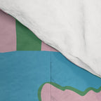 Pastel Nature Checkerboard  Comforter Gallery Image 4