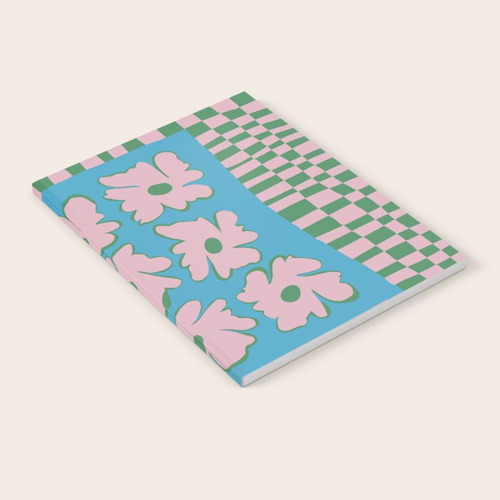 Pastel Nature Checkerboard  Notebook Gallery Image 2