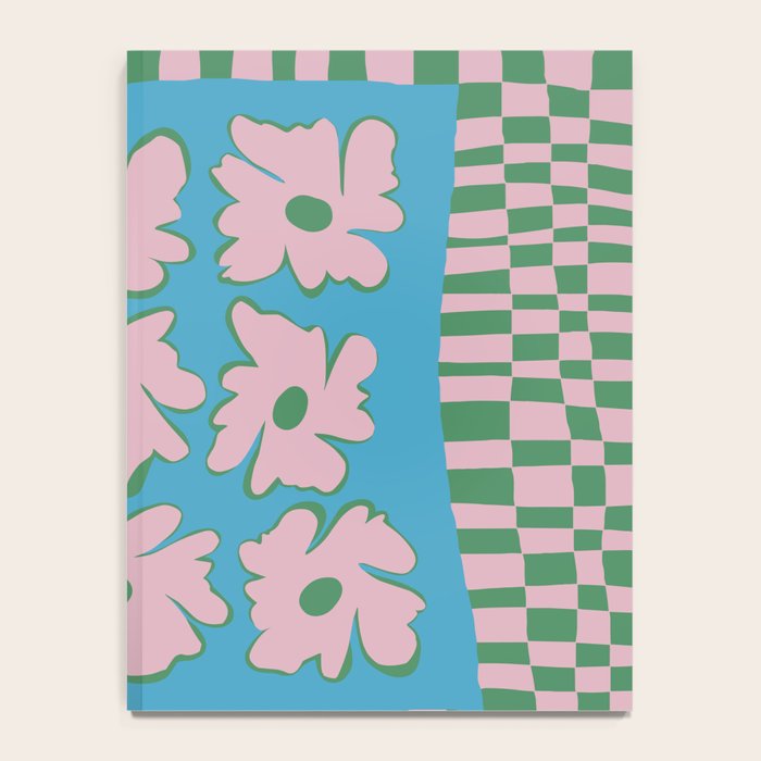 Pastel Nature Checkerboard  Notebook Gallery Image 4