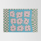 Pastel Nature Checkerboard  Rug Gallery Image 2