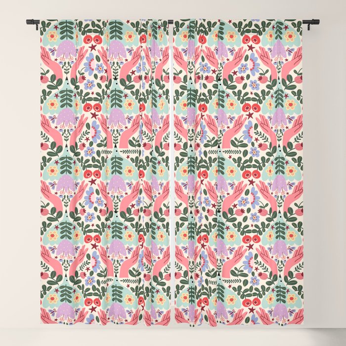 Folk Flora - Liberty Window Curtain Gallery Image 5