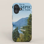 Visit the Olympic National Park iPhone Case Gallery Image 1