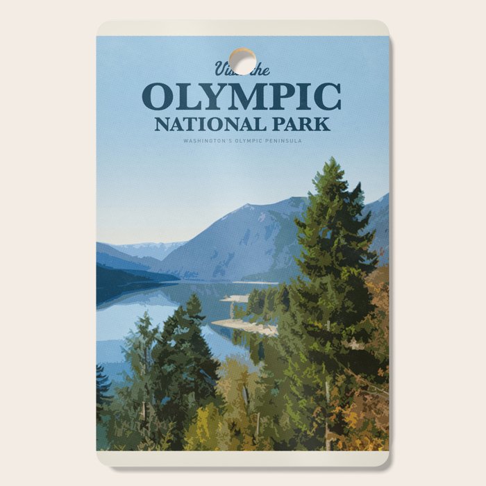 Visit the Olympic National Park Cutting Board Gallery Image 1