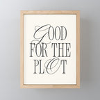 Good for the plot Mini Art Print Gallery Image 1