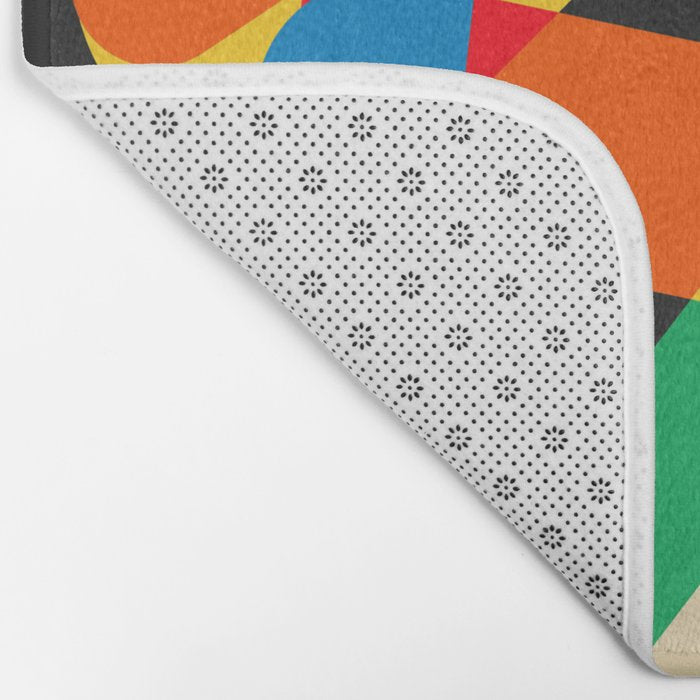 Happy Skateboarding Bath Mat Gallery Image 2
