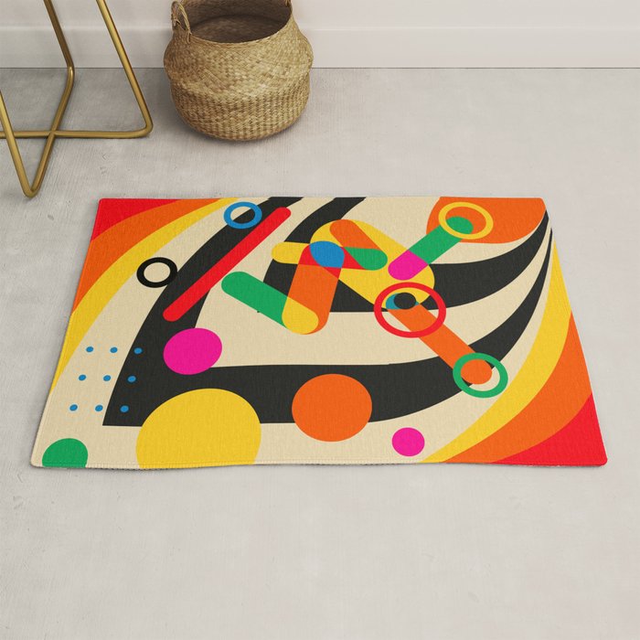 Happy Skateboarding Rug Gallery Image 1