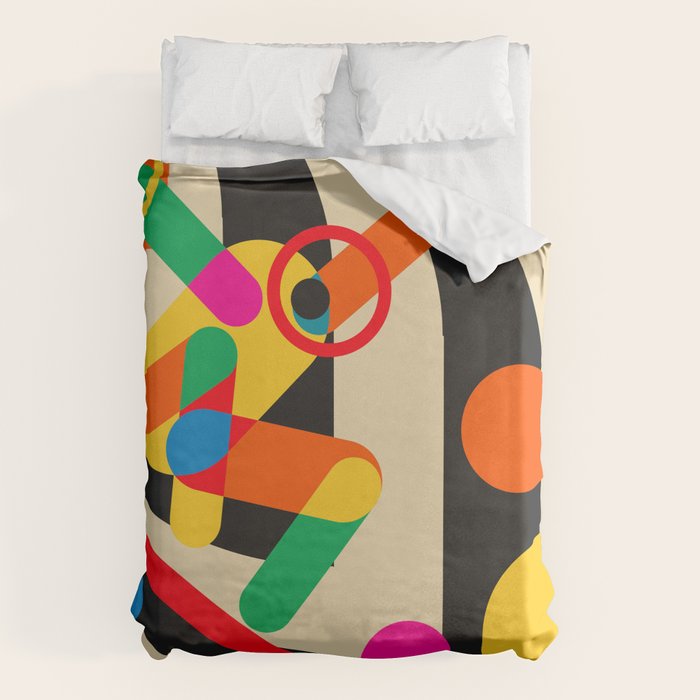 Happy Skateboarding Duvet Cover Gallery Image 6