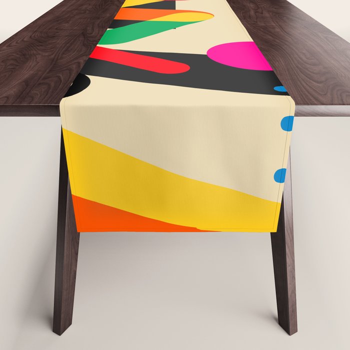 Happy Skateboarding Table Runner Gallery Image 1