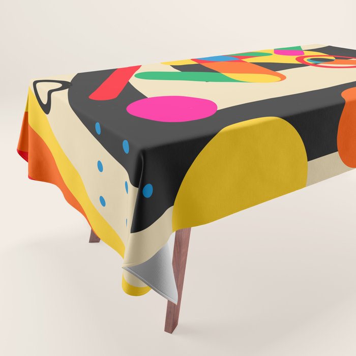 Happy Skateboarding Tablecloth Gallery Image 1