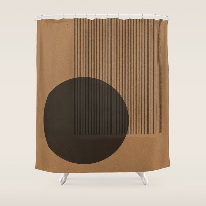 Modern Balance Composition Shower Curtain Gallery Image 1