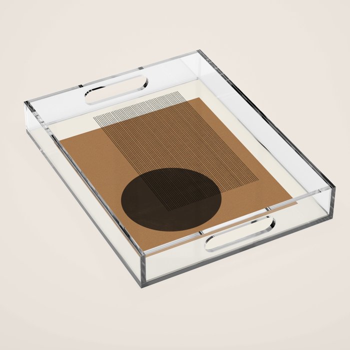 Modern Balance Composition Acrylic Tray Gallery Image 1
