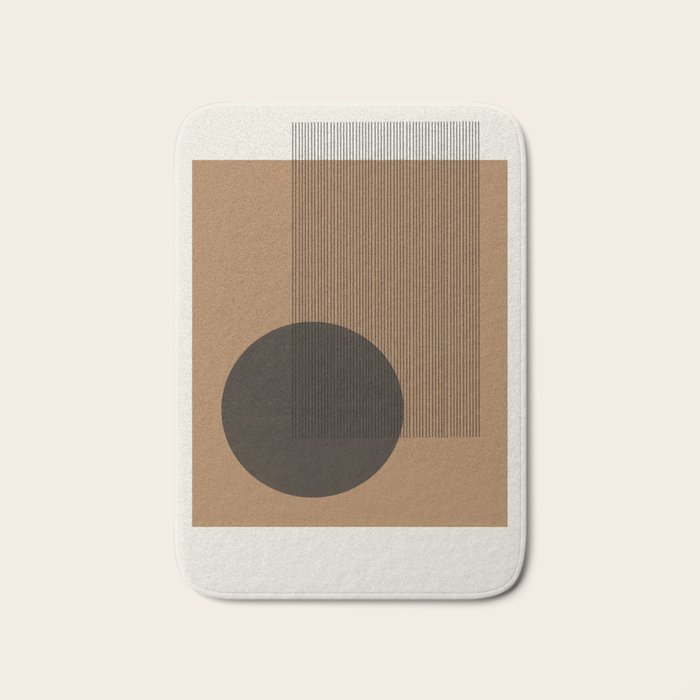 Modern Balance Composition Bath Mat Gallery Image 1