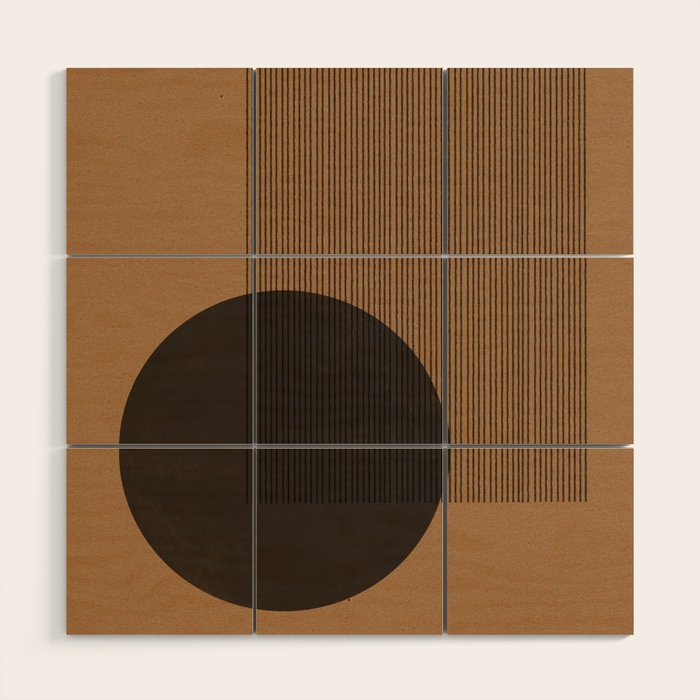 Modern Balance Composition Wood Wall Art Gallery Image 1