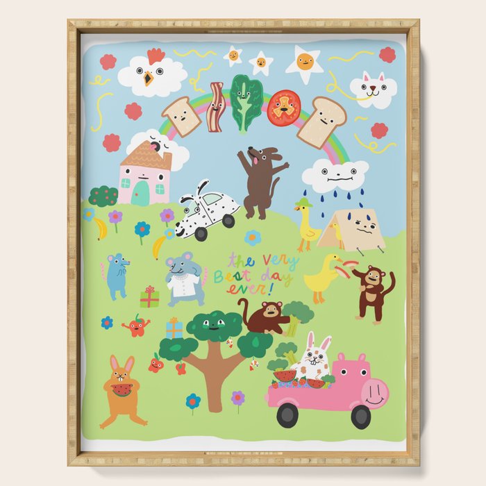 Very Best Time Ever Serving Tray Gallery Image 1
