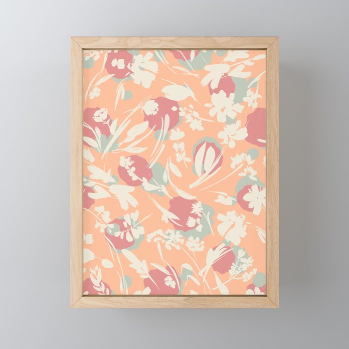 Abstract wild garden SM Mini Art Print Gallery Image 1