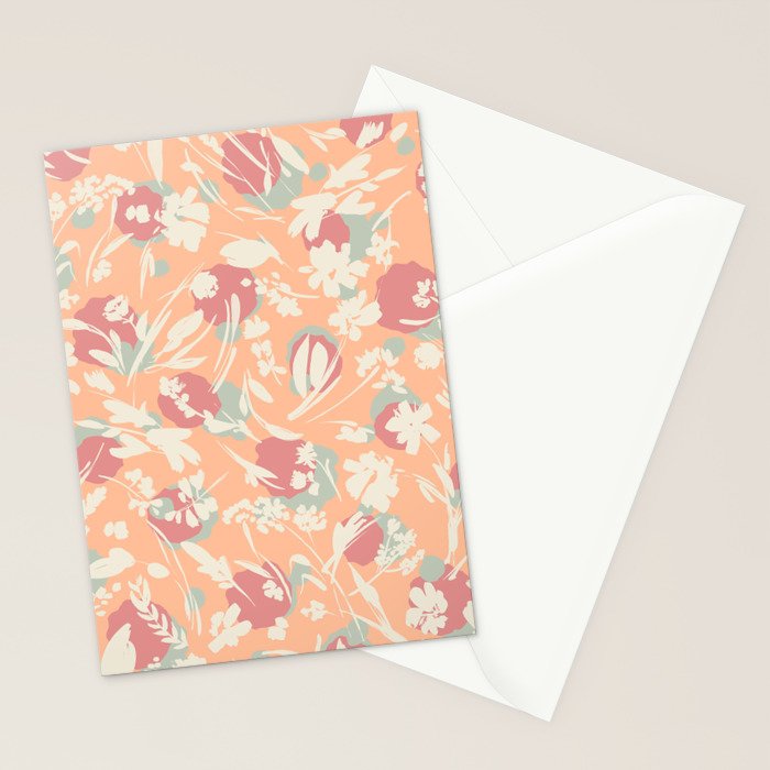 Abstract wild garden SM Stationery Card Gallery Image 2