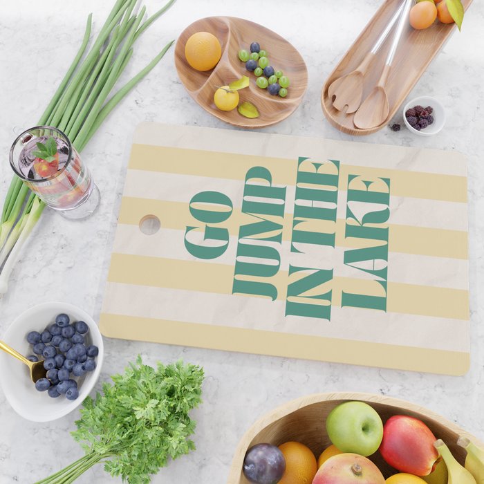 go jump in the lake Cutting Board Gallery Image 2