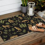 Jungle Night Cheetah Prints Outdoor Rug Gallery Image 2