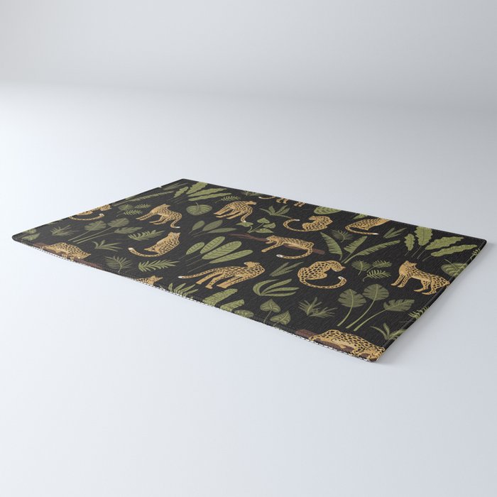 Jungle Night Cheetah Prints Rug Gallery Image 3