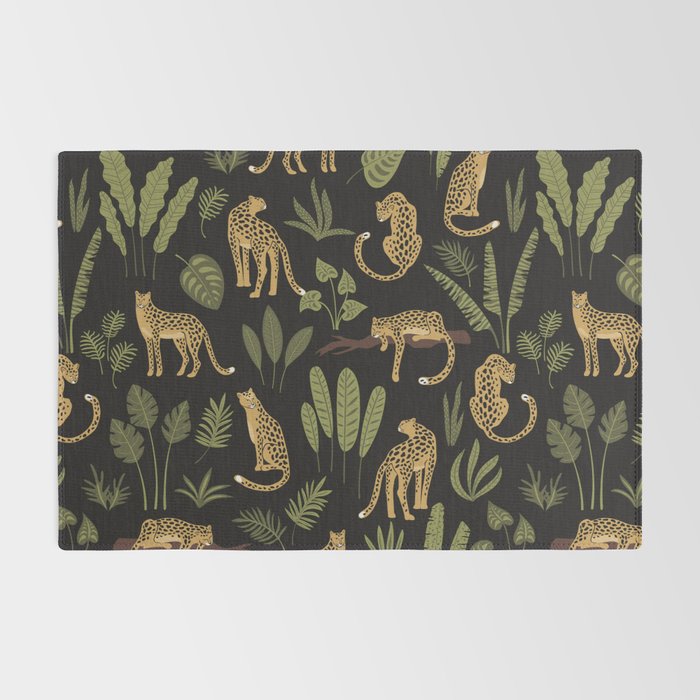 Jungle Night Cheetah Prints Rug Gallery Image 2
