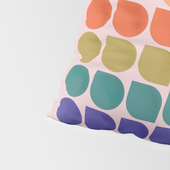 Colorful Changing Shapes Pillow Sham Gallery Image 4