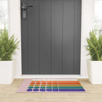 Colorful Changing Shapes Welcome Mat Gallery Image 3