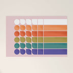 Colorful Changing Shapes Welcome Mat Gallery Image 1