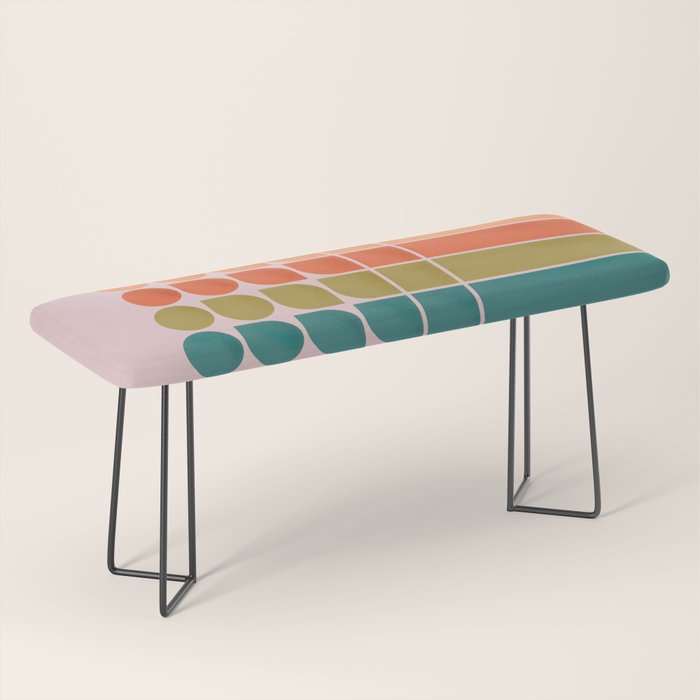 Colorful Changing Shapes Bench Gallery Image 1