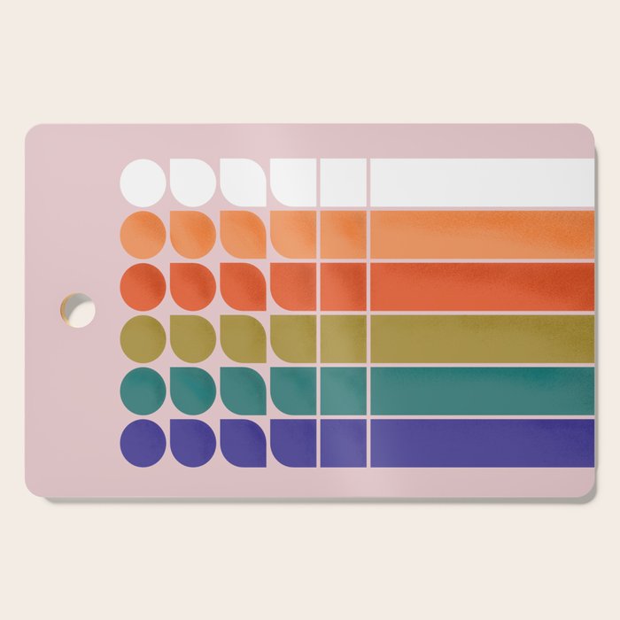 Colorful Changing Shapes Cutting Board Gallery Image 1
